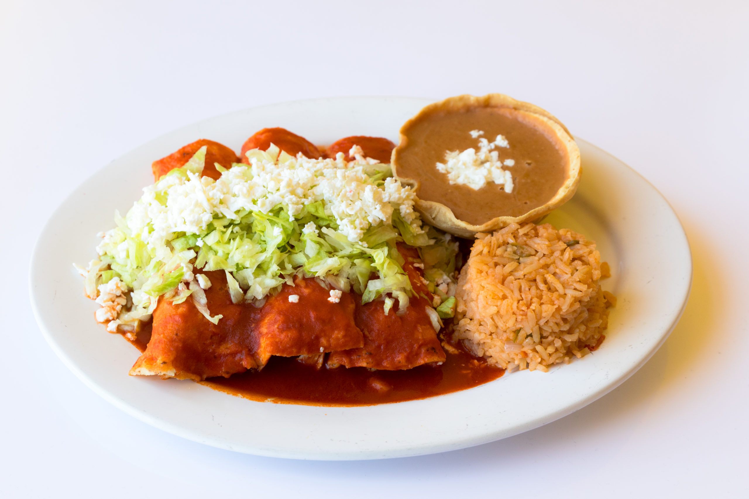 Enchiladas rojas - Cenaduría Yañez