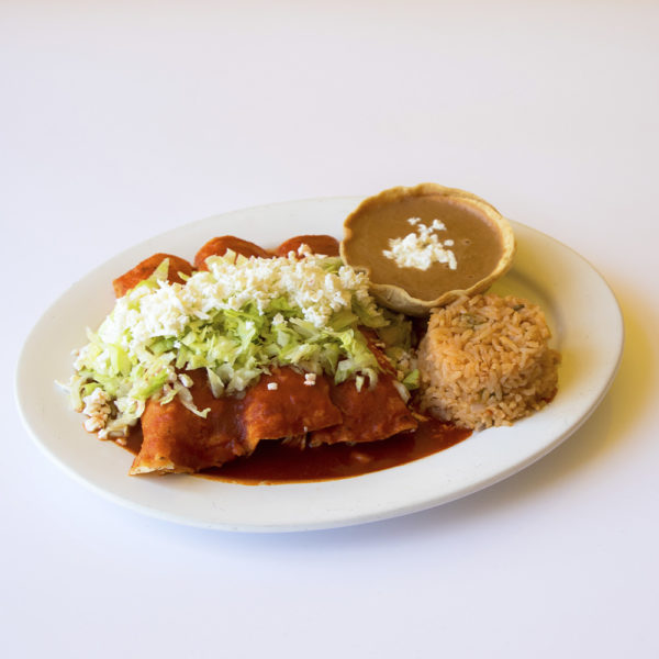 enchiladas rojas